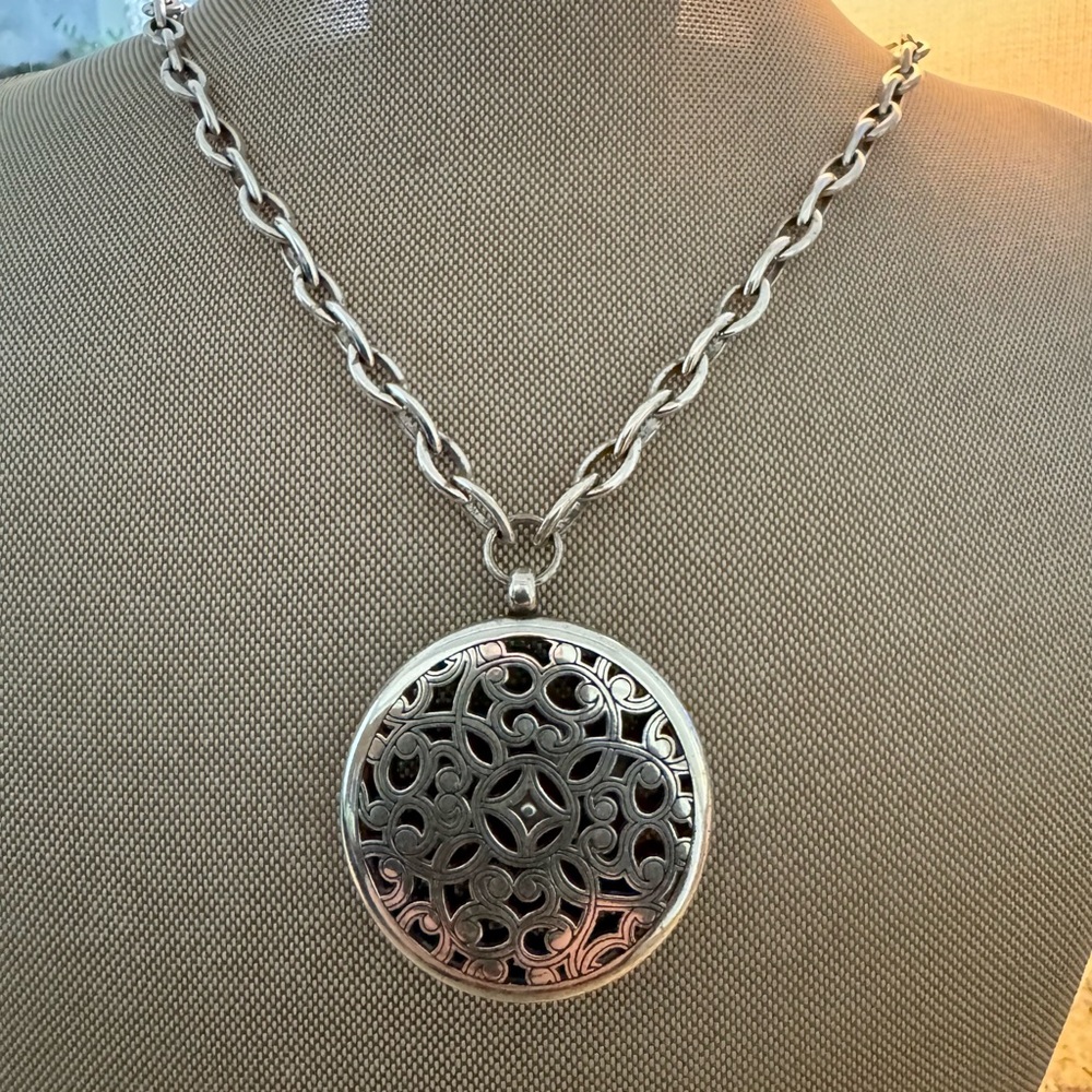 Brighton Elegant Silver Vintage Neckpiece